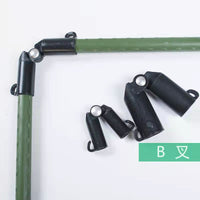 Plant Climbing Trellis Connectors for Coated Steel Pipes