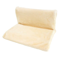 L-Shaped Cat Hammock Bed for Window Sill, Soft Plush Pet Hanging Perch