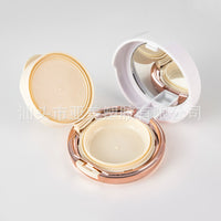 Fashion Gradient Mousse Setting Powder Compact with Mirror, Dual-Layer Design