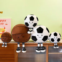 Creative Sports Ball Plush Toy Pillow - Football, Basketball, Volleyball, Rugby Doll Ornament