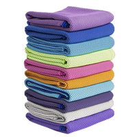 Cooling Towel Instant Relief Ice Silk Sweat-Absorbing Quick Dry for Sports & Fitness with Portable Canister