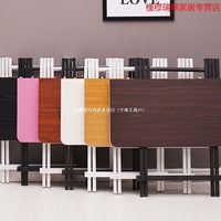 Foldable Square Dining Table for Home or Outdoor Use, Compact 2-Person Table