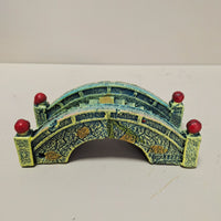 Chinese Retro Miniature Stone Arch Bridge Ornament for Micro Landscape Planter Decor