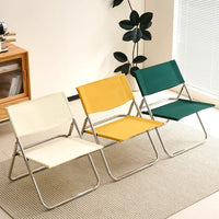 Nordic Designer Foldable Lounge Chair for Living Room Balcony Bedroom Camping