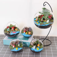 DIY Moss Terrarium Kit with Glass Bottle for Micro Landscape Decor