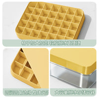 Silicone Ice Cube Tray Mold Set with Lid for Home and Commercial Use, Large Capacity Ice Maker