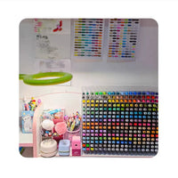 Acrylic Marker Pen Holder Desk Organizer for Art Supplies