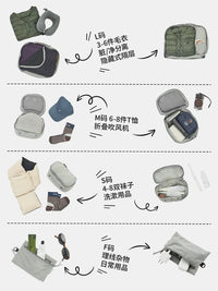 Naturehike Travel Storage Bag Portable Outdoor Business Trip Luggage Organizer for Clothes Underwear Toiletries