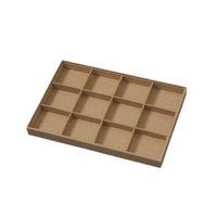 Linen Jewelry Display Tray for Necklaces, Rings, Pendants, Bracelets, and Earrings