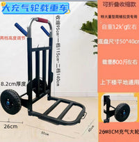 Foldable Stair Climbing Hand Truck with 6 Wheels for Heavy Duty Moving and Hauling
