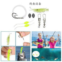 Outdoor Survival Fishing Kit with Hooks, Lines, Sinkers, and Baits - Essential Gear for Wilderness Expeditions