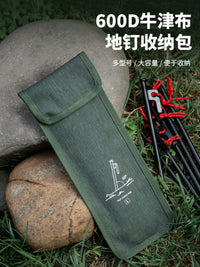 Heavy-Duty Tent Stakes with Storage Bag for Outdoor Camping