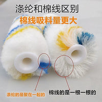 Mini Paint Roller Brush for Latex Paint and Coatings, 4-8 Inch