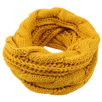 Winter Warm Knitted Fleece Lined Scarf