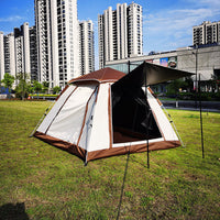 Automatic Pop-Up Camping Tent with Sun Protection and Rainproof Features, Portable Folding Design for Outdoor Expeditions