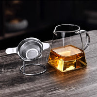Heat-Resistant Borosilicate Glass Gongdao Bei Tea Pitcher with Filter