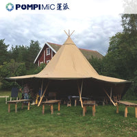 Large Tipi Tent for Glamping, Events, and Hospitality