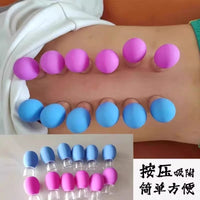 Mini Silicone Cupping Set for Face and Body - Facial Lifting, Anti-Aging, Lymphatic Drainage, and Gua Sha Massage