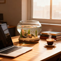 Desktop Ecological Fish Tank for Goldfish and Aquatic Plants