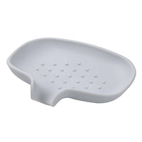 Silicone Soap Dish with Drainage for Kitchen and Bathroom Countertops