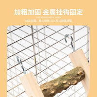 Parrot Bird Interactive Climbing Ladder Toy with Perch and Chew Accessories