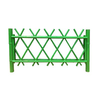Stainless Steel Bamboo-Look Garden Fence for Courtyards, Villas, and Landscaping