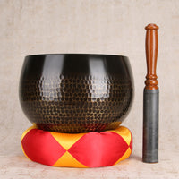 Taiwanese Bronze Singing Bowl Buddhist Altar Bell for Meditation and Rituals