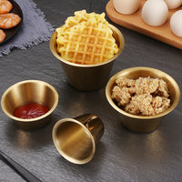 Stainless Steel Sauce Cups for Dipping, Ketchup, and Snacks - 304 Grade