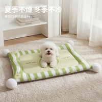 Pet Cooling Mat for Small to Medium Dogs and Cats, Reversible Dual-Sided Summer Sleeping Pad