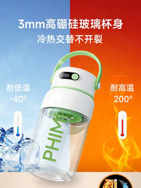 2026 New Portable All-Glass Juicer for Home Use, Fruit and Vegetable Juice Maker, Ice Crushing Electric Juicing Cup