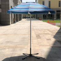 Outdoor Patio Umbrella Base Stand, Foldable Cross-Shaped Heavy Duty Support for Sunshade Market Umbrella