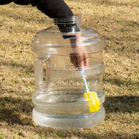 Outdoor Food-Grade Large-Mouth Water Storage Container with Faucet for Home and Car Use