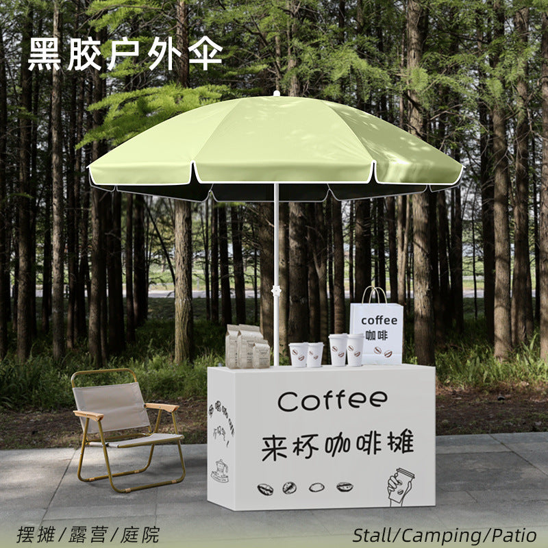 Outdoor Portable Sunshade Umbrella for Patio, Camping, and Market Stalls with UV Protection