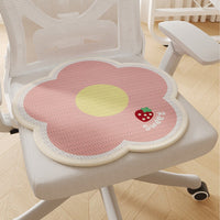 Ice Silk Breathable Seat Cushion for Summer, Non-slip Chair Pad for Home Office Dormitory