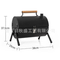 Outdoor Charcoal BBQ Grill with Chimney for Patio and Garden