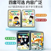 Educational Knowledge Cards for Students - Literature, History, Science, Geography