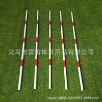 Soccer Training Agility Poles with Water-Fillable Base for Kids Basketball Fitness Obstacle Course