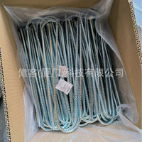 Heavy-Duty Threaded Steel Ground Anchors for Outdoor Camping Tents & Landscape Decoration
