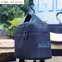 Portable Outdoor Spice Bottle Storage Bag with 6 Seasoning Bottles for Camping BBQ
