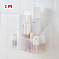 Bathroom Mirror Cabinet Organizer Cosmetic Storage Box with Dividers
