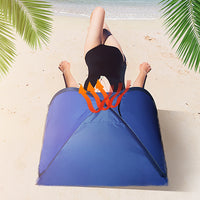 Portable Blackout Sleep Tent for Head Protection, Outdoor Beach or Indoor Use, Sun Protection for Students and Home