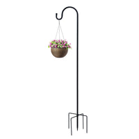 Shepherd Hook Outdoor Garden Stake for Bird Feeders, Lanterns, and Wedding Decor