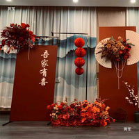 Adjustable Rectangular Iron Archway for Wedding Backdrop and Event Decor