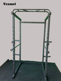 Multi-functional Smith Machine Power Rack with Lat Pulldown and Squat Bench