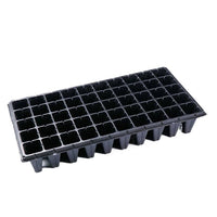 Seedling Starter Trays with Drainage Holes and Bottom Trays for Garden and Greenhouse