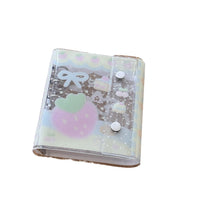 Ins Original Strawberry Girl M5 Loose-Leaf Diary Soft PVC Double Buckle Handbook Card Holder