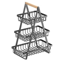 Minimalist Iron Art Desk Organizer Basket for Stationery, Books, and Sundries