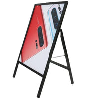 Portable A-Frame Sign Holder for Outdoor Advertising and Displays