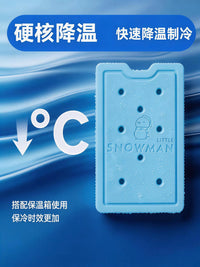 Reusable Ice Pack for Commercial Coolers & Food Warmers, No-Water-Injection Ice Brick for Portable AC Fans