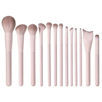 Professional 12-Piece Makeup Brush Set for Beginners - Eyeshadow, Blush, Contour, Nose Shadow, Blending